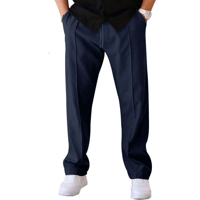 New Cross-Border for Men Spring Summer Loose Straight Sports Casual American Oversize Long Pants