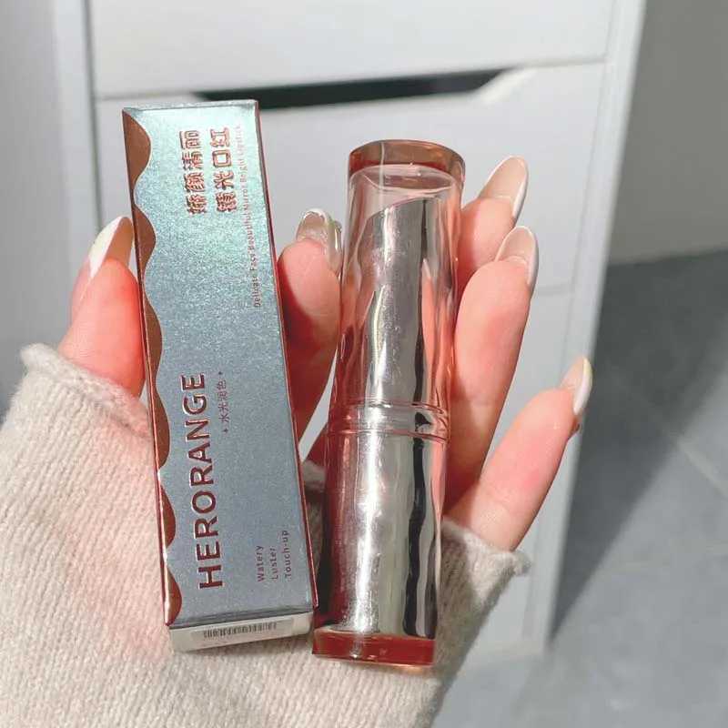 HERORANGE delicate and beautiful mirror light lipstick light makeup lip gloss long-lasting moisturizing without fading.XJ250623