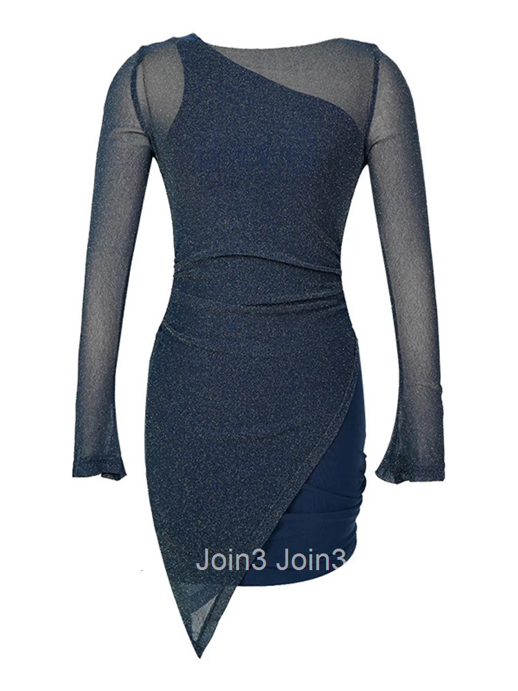 New Ladies Y2K Chic Sexy Club 2 Pieces Outfits Women Glitter Shiny Mini Dress And Off-Shoulder Short Dress Stretchy Skinny Set