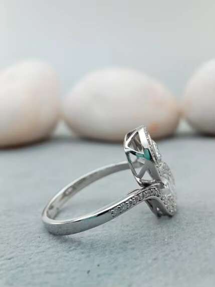 100% Satisfaction Guaranteed Custom Fancy Solitaire Big 3 Ct Gold 14k 18k Waterproof Oval VVS Moissanite Ring Fashion Rings