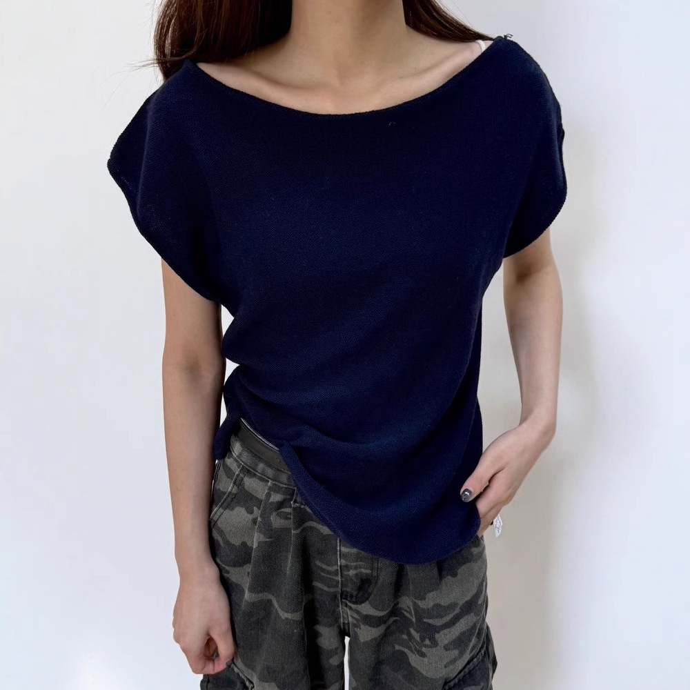 Dj288 Korean tops design niche loose slim casual