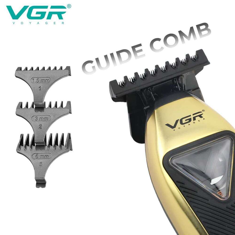 VGR Professional 10000Rpm Vector Motor Barber Cordless Clipper Metal Hair Cut Hine Trimmer For Men V-994