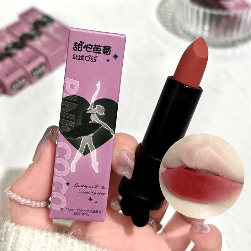5 Colors Velvet Matte Lipstick Waterproof Rose Purple Lipsticks Nude Red Lipgloss Long Lasting Non-stick Cup Sexy Women Cosmetic XJ250623
