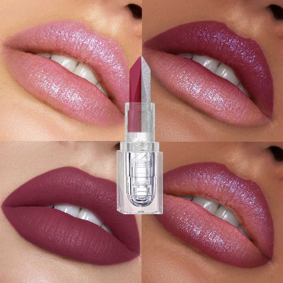 Chocolate gradient lipstick is durable waterproof and not easy to smudge. The cup appears as white lipstick for Valentines Day XJ250623