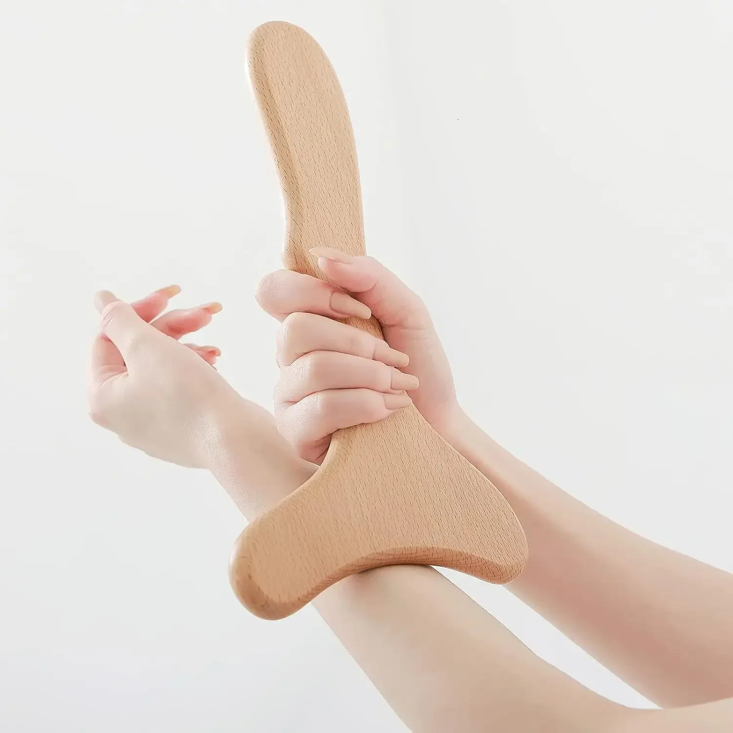 Wood Therapy Massage Tool Lymphatic Drainage Massager Onehanded Body Sculpting Tools For AntiCellulite Gua Sha Muscle Release 250619