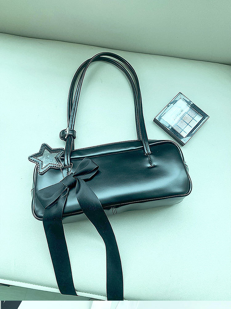 Free Shipping Designer Bag Korean New Niche INS Luxury Bag Single Shoulder Underarm Bag For Women High-end Bowknot Bag Casual Versatile Handbag Baguet