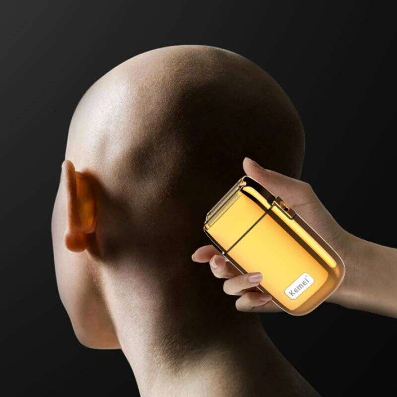 Kemei All Metal Housing Hair Shaver For Men Rechargeable Bald Head Shaving Hine Beard Electric Razor Barber