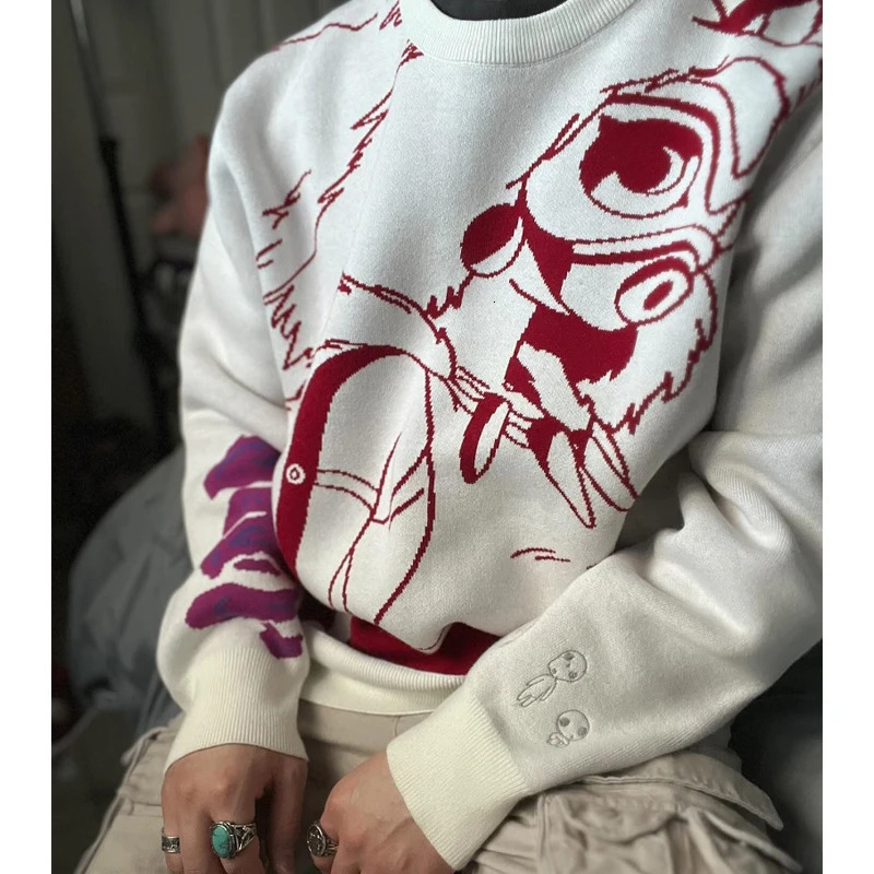 Harajuku Creative Comic CartoonStyle Graphic Streetwear hoodie Sweatshirt Y2k Oversized Street Tops Hoodies Women men clothing 250617