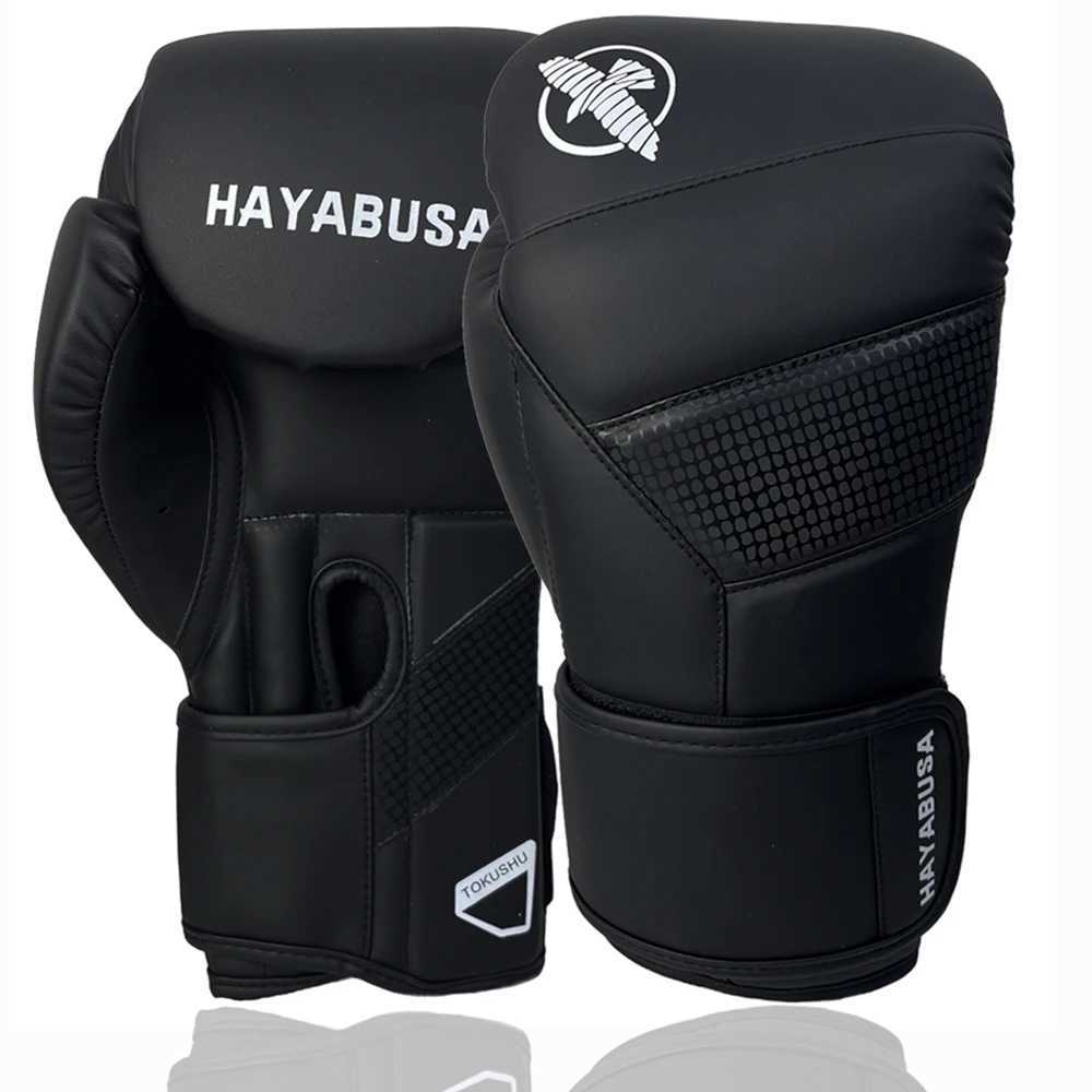 HAYA ic matte black boxing gloves kids adult mma boxing combat taek wondo sanda kicking punch bag gloves muay thai fighting W251020