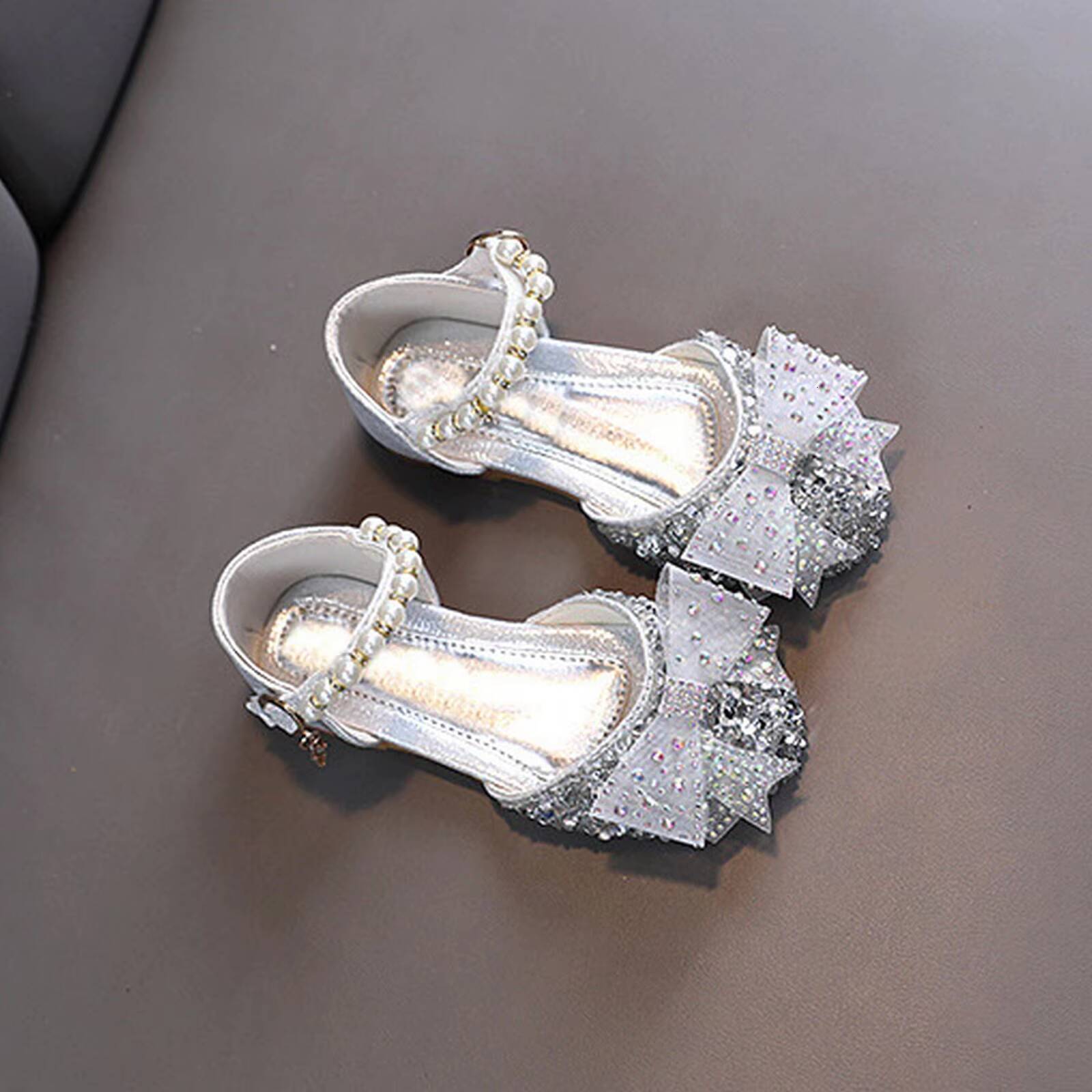 Low Ddmyshoesvip Dress Girls Heels Princess Toddler Soft Sole Kids Fashion Glitter Children's Shoes Shoes For Wedding Party Ddmydesign