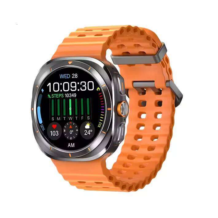 DHgadgets GS Ultra 1.43inch AMOLED Compass Map Navigation BT Call Blood Oxygen Local Music Sports Smart Watch