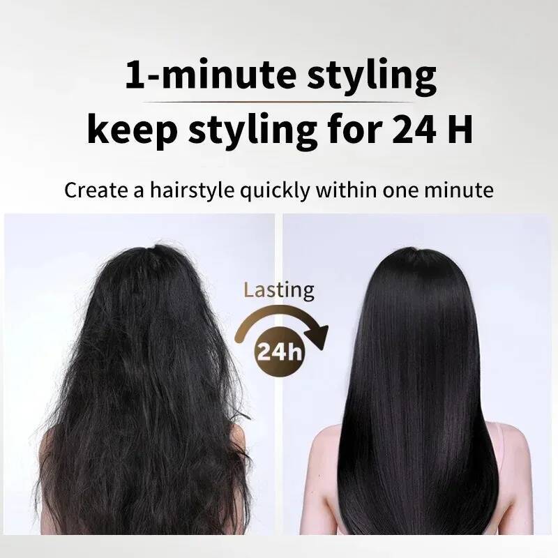 Hairstrait Dryer Negative Ion Styler Long-Lasting Styling Tool Flat Iron Hair Straightener with air