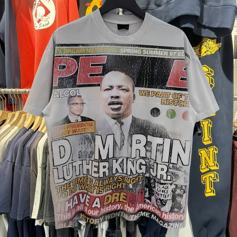 Men's T-Shirts New letter crew neck cotton tshirts