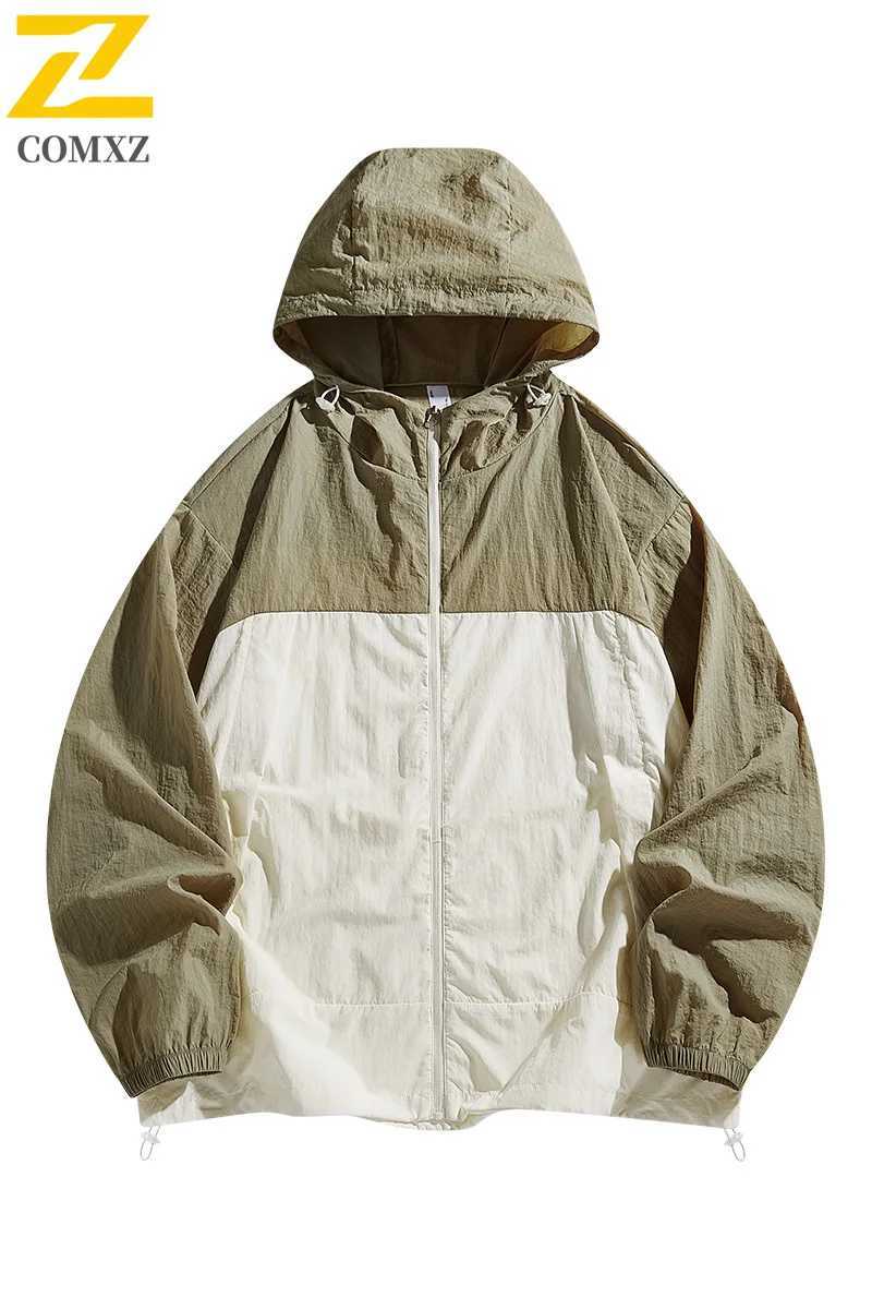 2025 Summer UV Hooded Jacket Mens Womens Sunscreen Clothing Casual Outdoor Light Fishing Overalls Quick Dry Skin Windbreaker W250623
