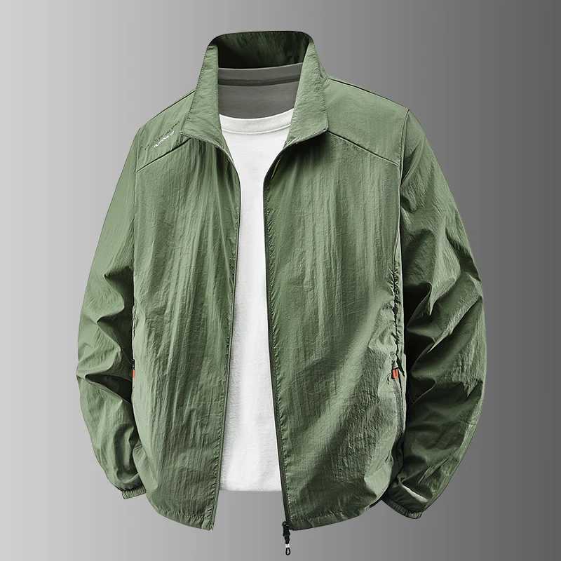 Summer Quick Drying Breathable Jacket for Men Outdoor Ultra Thin Sunscreen Casual Skin Coats Fishing Climbing Hiking Anti UV Outerwear W250623