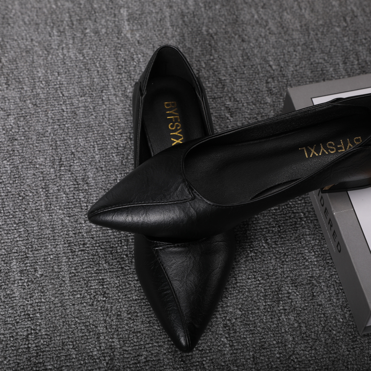 6688-Women's thick toes, low heels, work shoes, women's slouchy casual singles, women's comfortable dresses, fashionable casual wedding