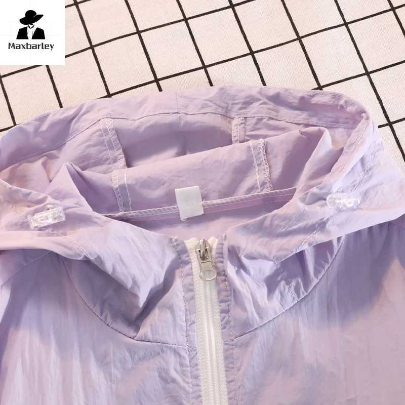 Summer Coat Men Women Lightweight Color-block Sunscreen Fishing Running Clothes Outdoor Casual Quick-drying Skin Windbreaker Men W250623