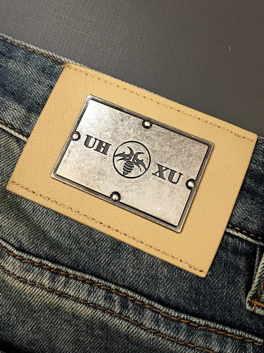 Vintage Ripped Stretch Denim Jeans for Men - Summer Lightweight American High-Street Fashion Slim Straight-Cut Cropped Pants 250617
