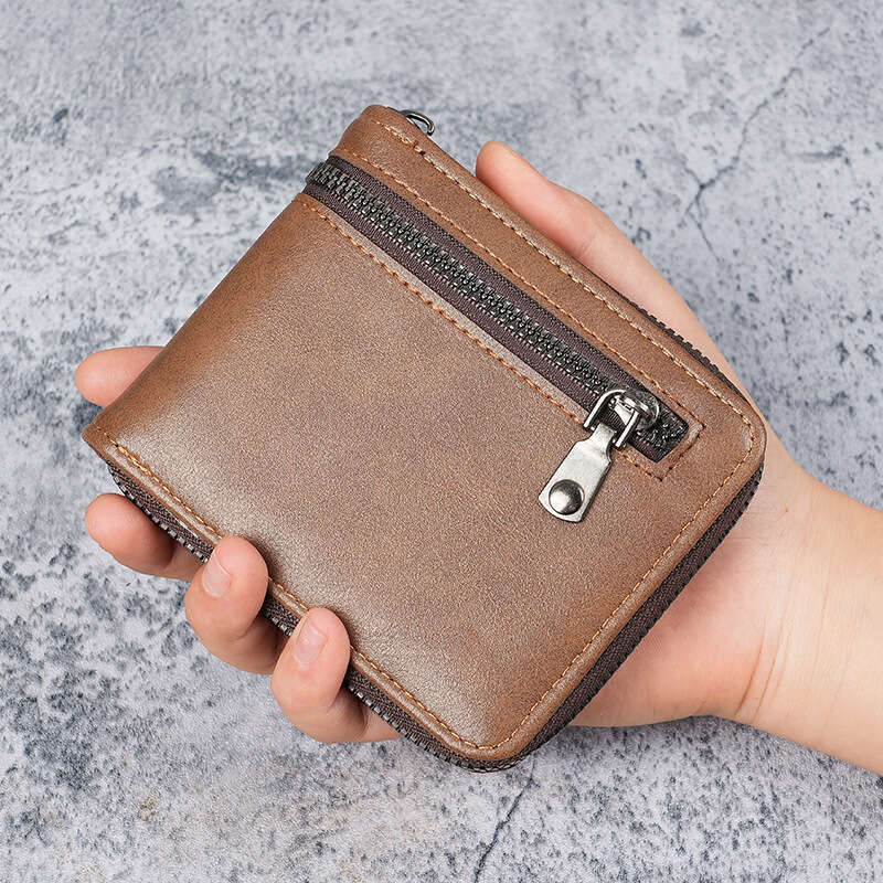 New Men's Large Capacity Multi-Card Slot with Pocket Fashion Card Holder Wallet Coin Purse