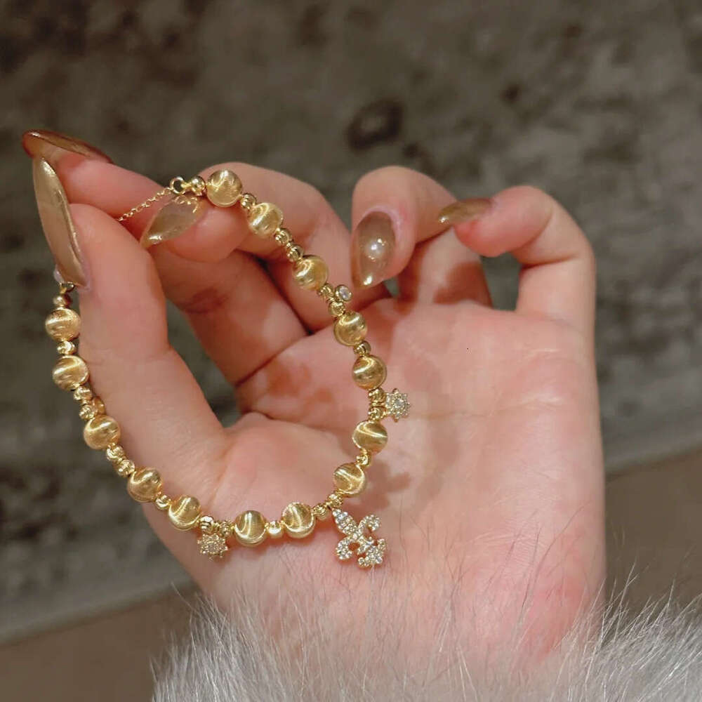 Light Fashion Winter Snowflake Cat Eye New Chinese Style High-end Exquisite Inlaid Dia Iris Flower Bracelet for Women