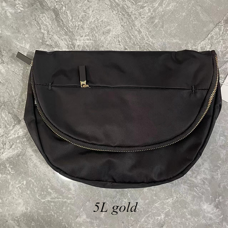 Unisex xOutdoor Bags Crossbody Bag Gym Elastic Adjustable Strap Shoulder Chest Bag Belts Fanny Pack Black 5L