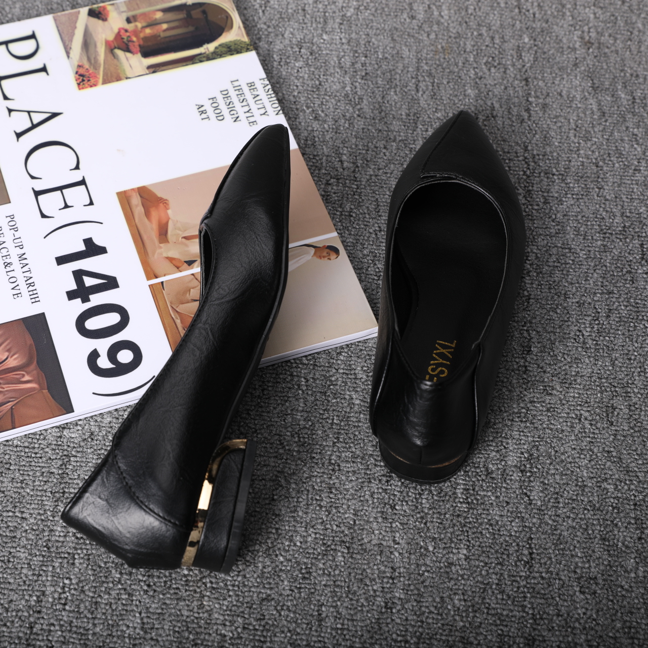 6688-Women's Work Shoes Women's Slip-on Casual Single Shoes Women's Comfortable Dress Wedding Shoes Suitable for Party Office