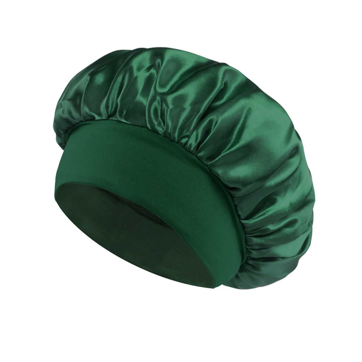 Hair Wrap Salon Tool Satin Wide BrimSoft Silk Satin Lined Bonnet Large Satin Hair Bonnet Household Cover for Long Hair Sleep Shower Cap Hair Wrap Nigh