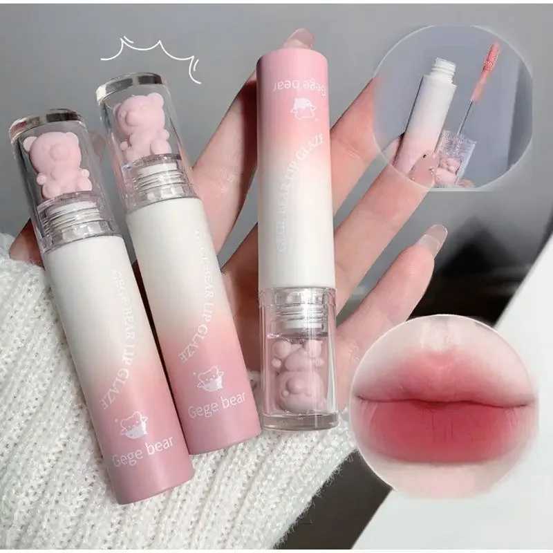 Cute Lip Glaze Girl Chestnut Pink Lip Mud Korean Makeup Girl Lip Gloss Makeup Cosmetics Velvet Waterproof Lipstick XJ250623