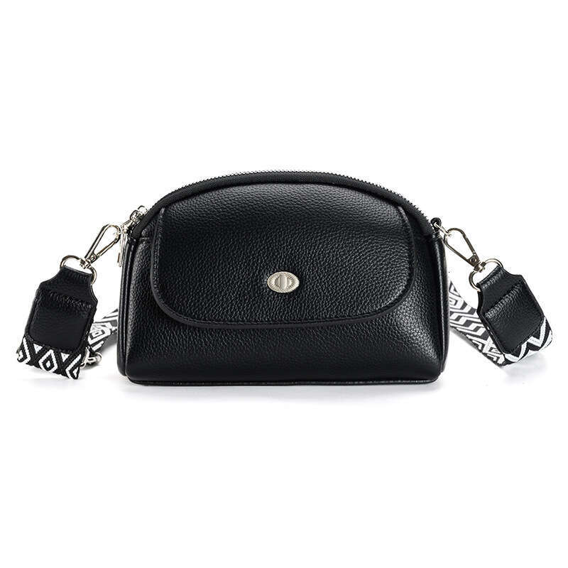2024 New Korean Style Commuter Single Shoulder Crossbody Dumpling INS Niche High-end Wide Strap Women's Phone Bag