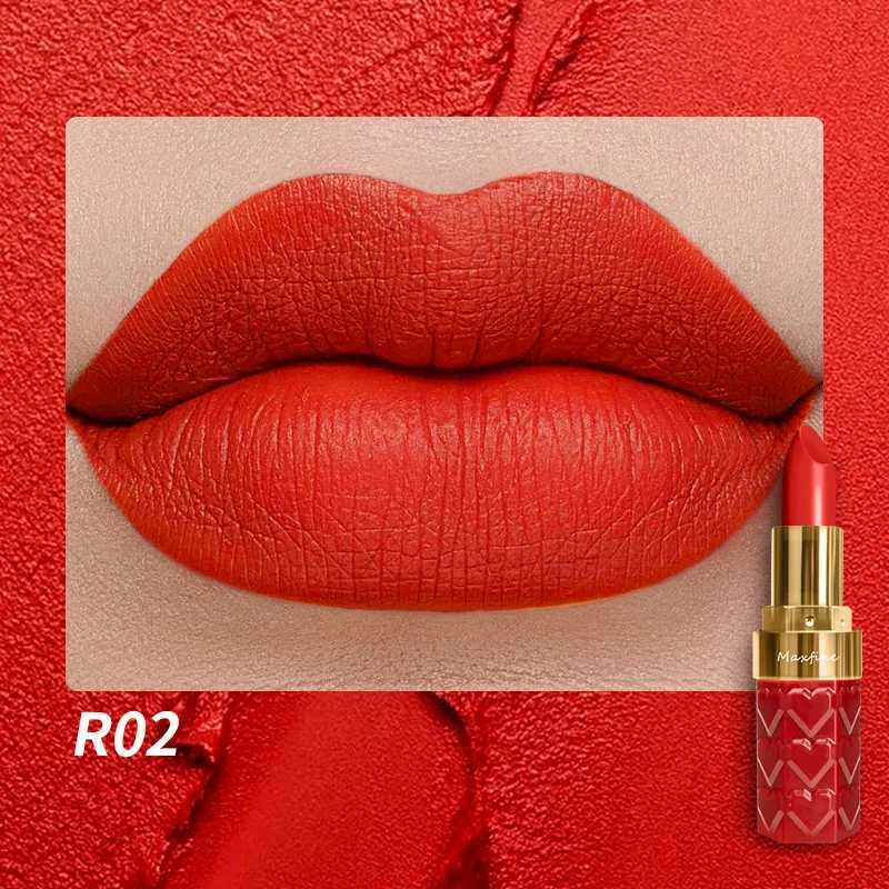 Nude Matte Lipsticks 4 Colors Waterproof Long Lasting Lip Stick Not Fading Sexy Nude Red Pink Velvet Lipsticks Makeup Cosmetic XJ250623
