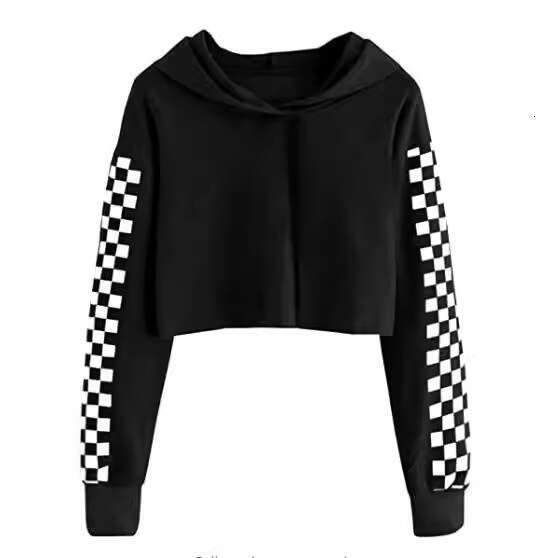 Children's Clothing Autumn Winter New Hooded Sweatshirt Long Sleeve Classic Plaid Print Top Cotton B5