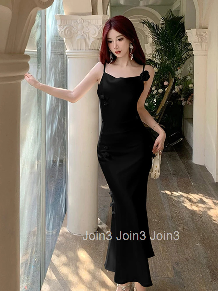 New Summer Fashion Hotsweet Vacation Beach Long Dress Women Clothes Elegant Sexy Strap Slim Maxi Party Prom Vestidos Fiesta Robe