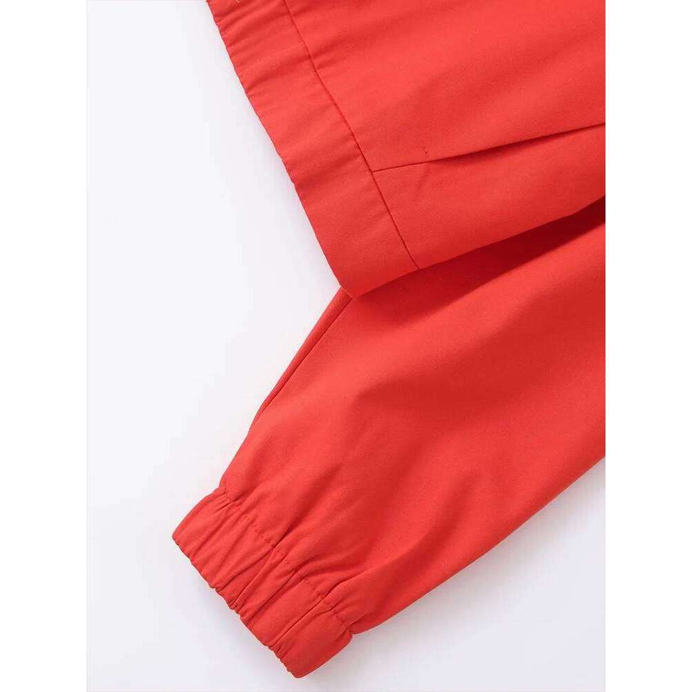 New Women's Clothing European And American Style Fashion Simple All-Match Zipper Pocket Jacket