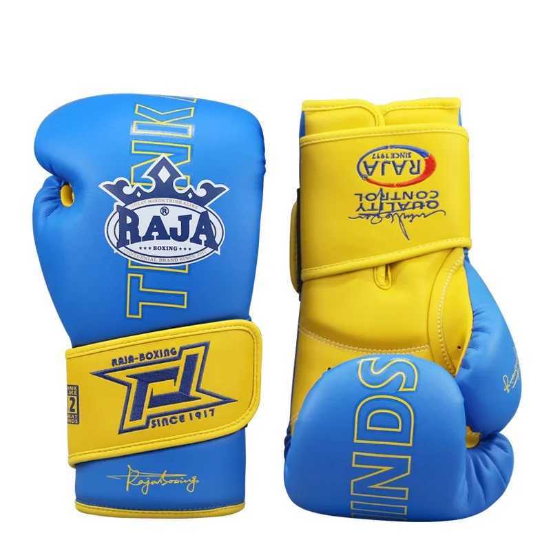 10/12oz Genuine ather Professional Boxing MMA Sparring Gloves Muay Thai/Kickboxing/Sanda Training Mitts Sandbag Punching W250623