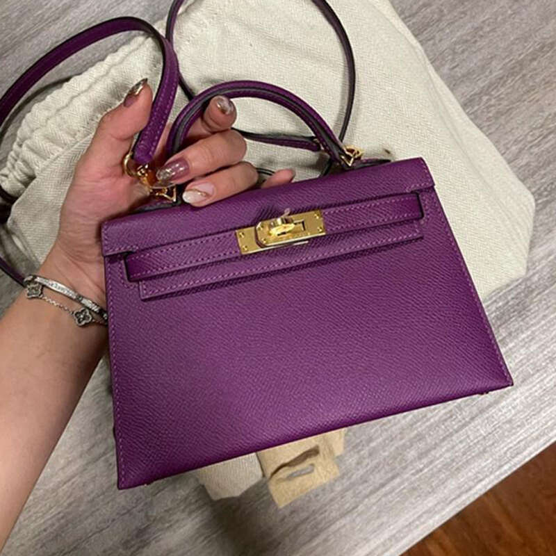 Designer Bag Calfskin Bag Tote Mini Womens Leather Tote Women Purse Crossbody Bag Leather Classic Handbag Portable Cowhide Cross Body H Bag Casual Totes Kell Bag 59c