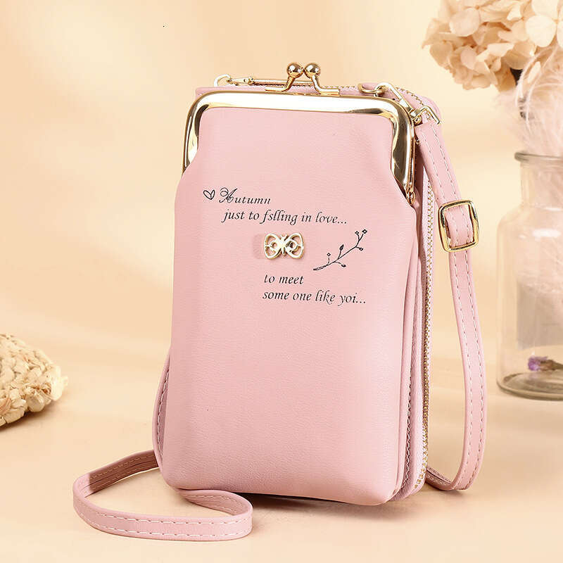Hot Selling Mobile Phone Korean Style Crossbody Shoulder Small Bag Fashion Multifunctional Women's Embroidered Wallet