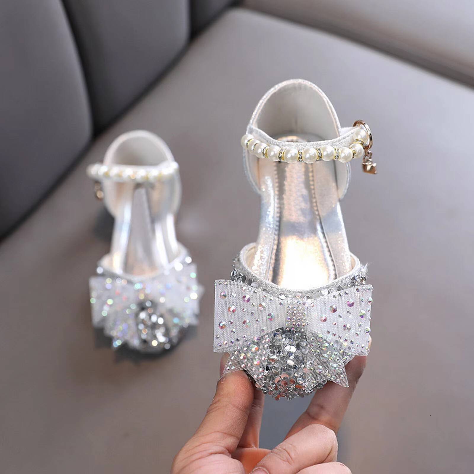 Low Ddmyshoesvip Dress Girls Heels Princess Toddler Soft Sole Kids Fashion Glitter Children's Shoes Shoes For Wedding Party Ddmydesign