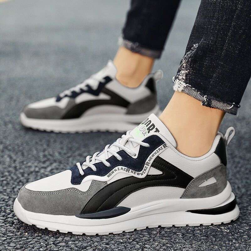 Spring New Breathable new White Sneakers Men's Trendy Versatile Sports Casual Running Ins Dad Shoes