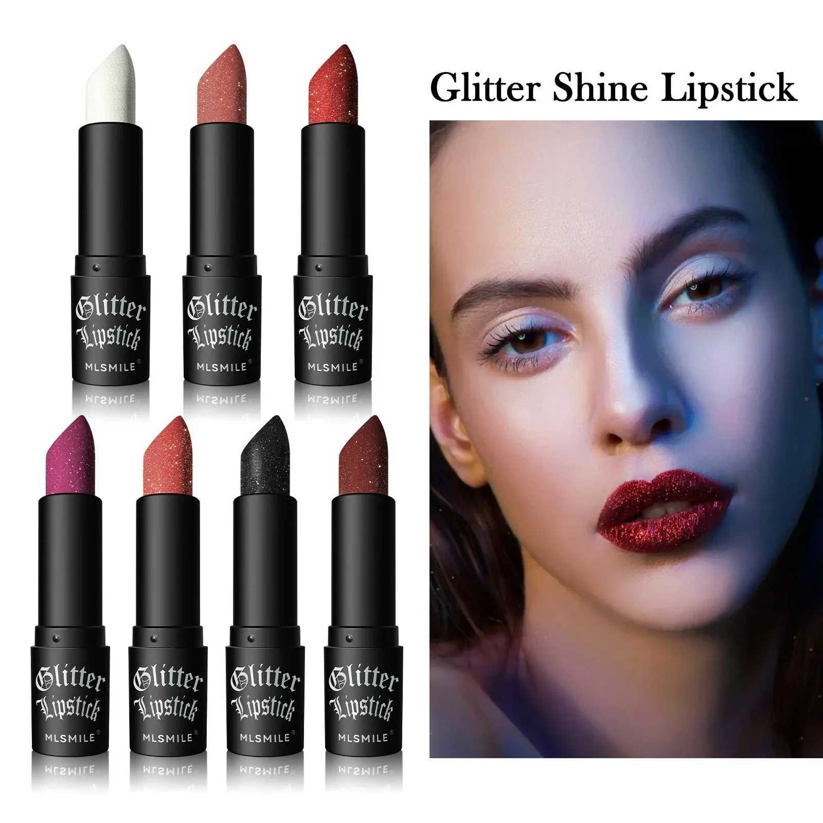 Diamond Lipstick Matte Glitter Lip Tint Balm Waterproof Long Lasting Pearl Shine Lip Gloss White Shimmer Sexy Lip Makeup XJ250623