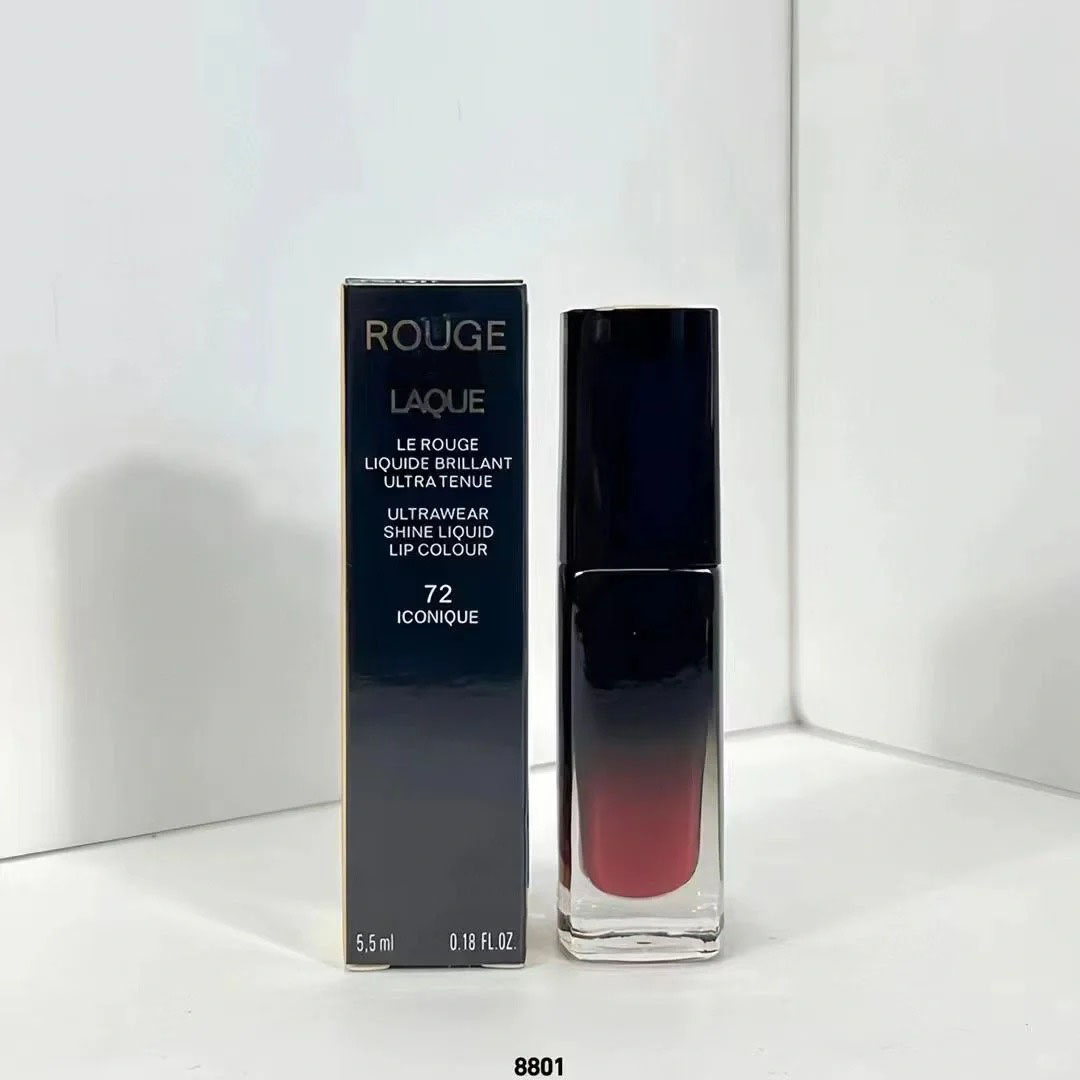 Makeup Lip Gloss 5.5ml Rouge Lipgloss Liquid Lipstick 63/64/70/72/75 Shine Lipbalm Moisturizing glitter lipgloss Beauty Cosmetics