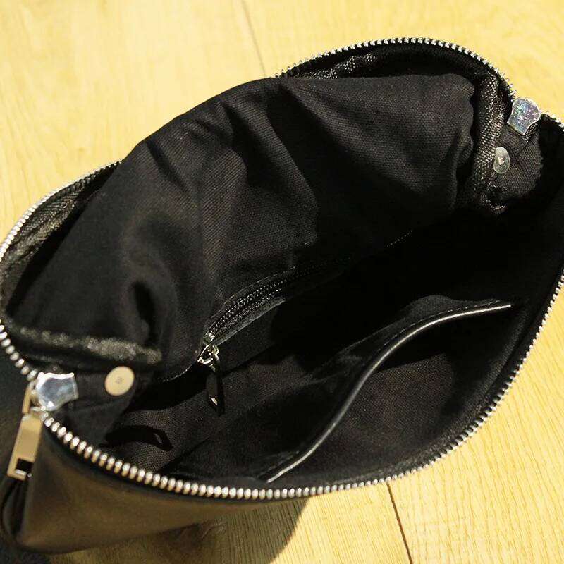 Designer Bag MESOUL Saddle Style Genuine Leather Women Chest Bag Fashion Hot Selling Multi-Functiona Solid Zipper Shoulder Bag&Crossbody Bags