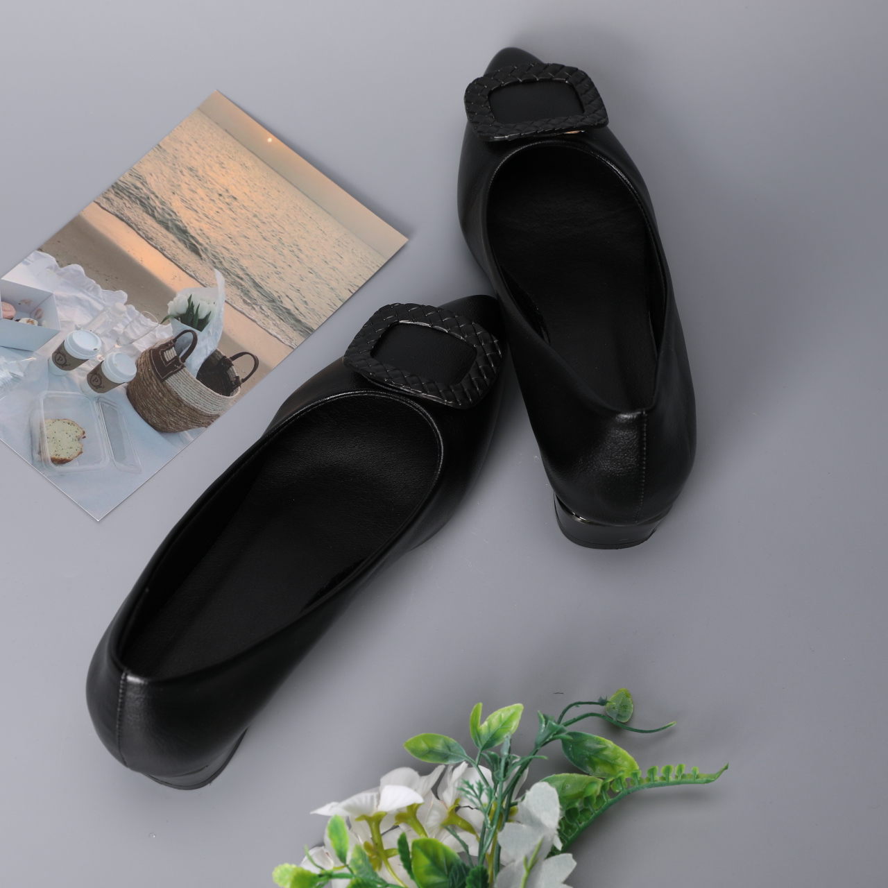 3098-Women's pointed-toe flats, comfortable and casual one-legged flats for walking, driving, office formal wear New