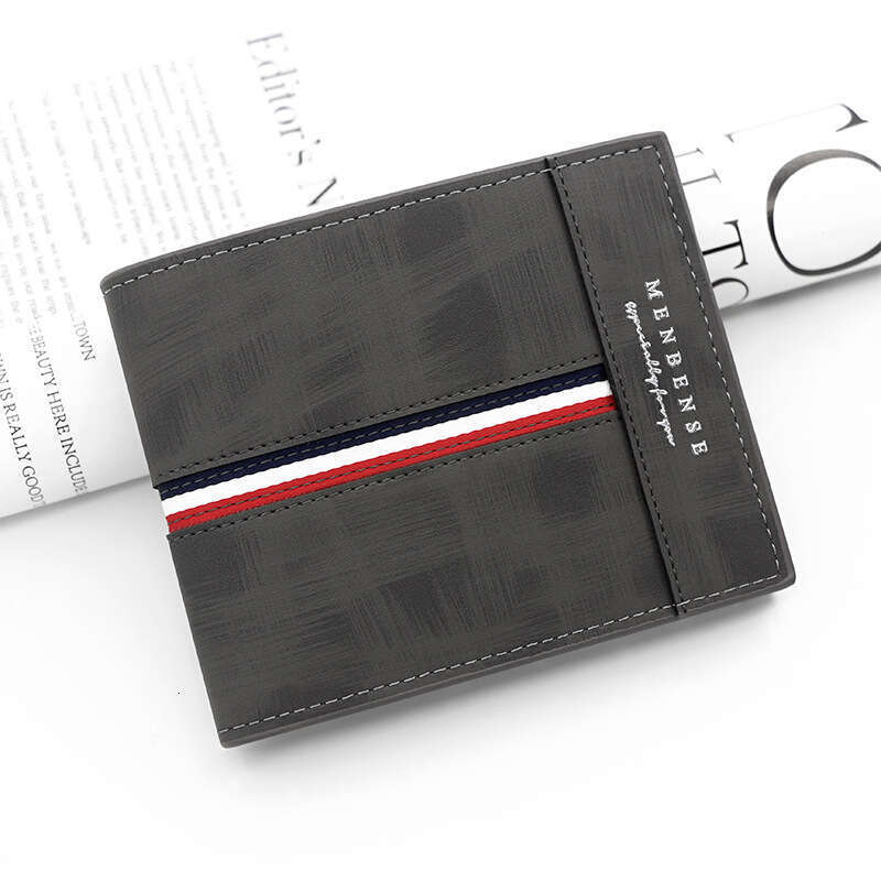 Feng Sanding Hinge Men's Short Large Capacity 70% off Coin Pouch Multiple Card Slots ID Wallet