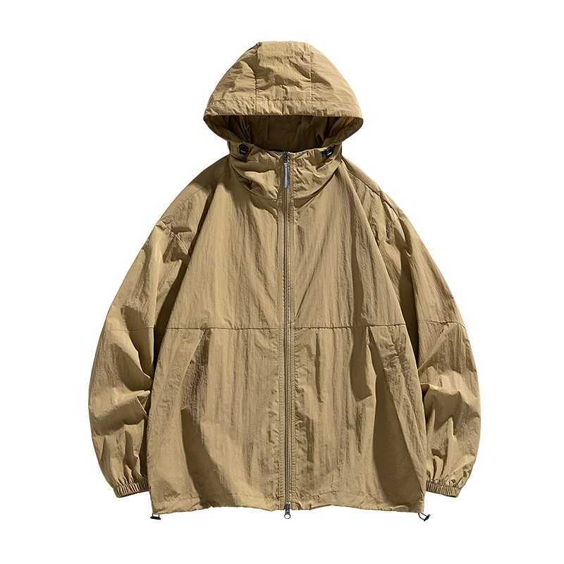 Fashion Mens Summer Outdoor Skin Coats UPF 00+ UV Protective Hiking Jacket Men Thin Hooded Fishing Jackets Cycling Clothing W250623