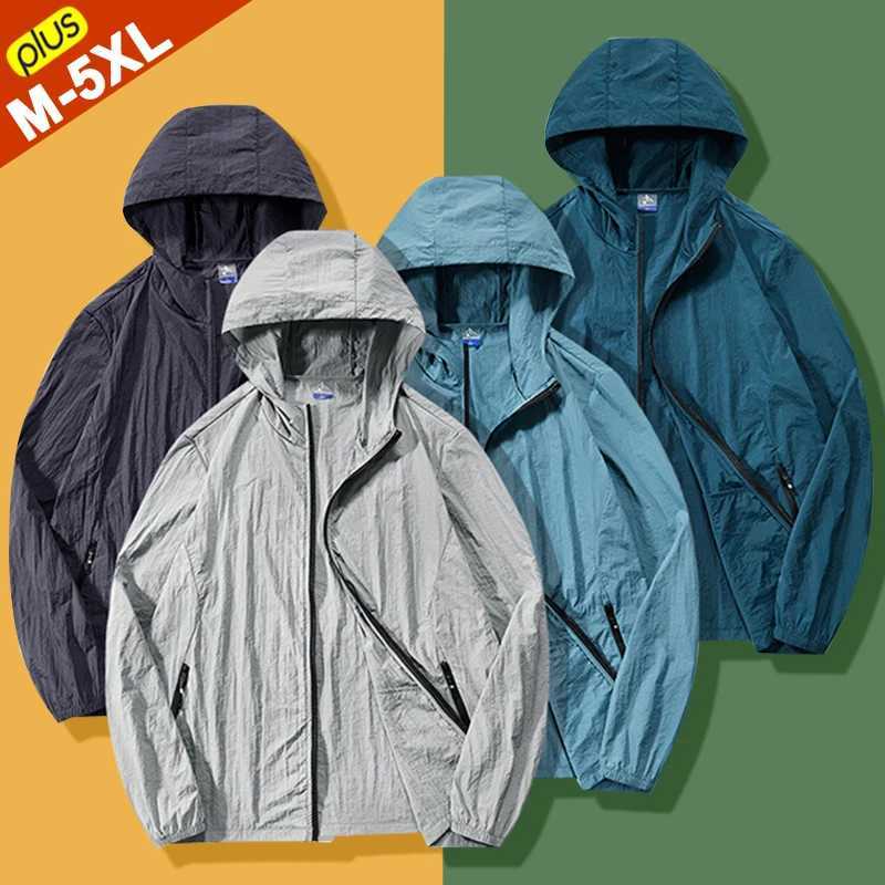 Fast Shipping Camping Jacket Men Fishing Coats Male Windbreaker Clothing Summer Sunscreen Jackets Ultrathin Cycling Trip Outwear W250623
