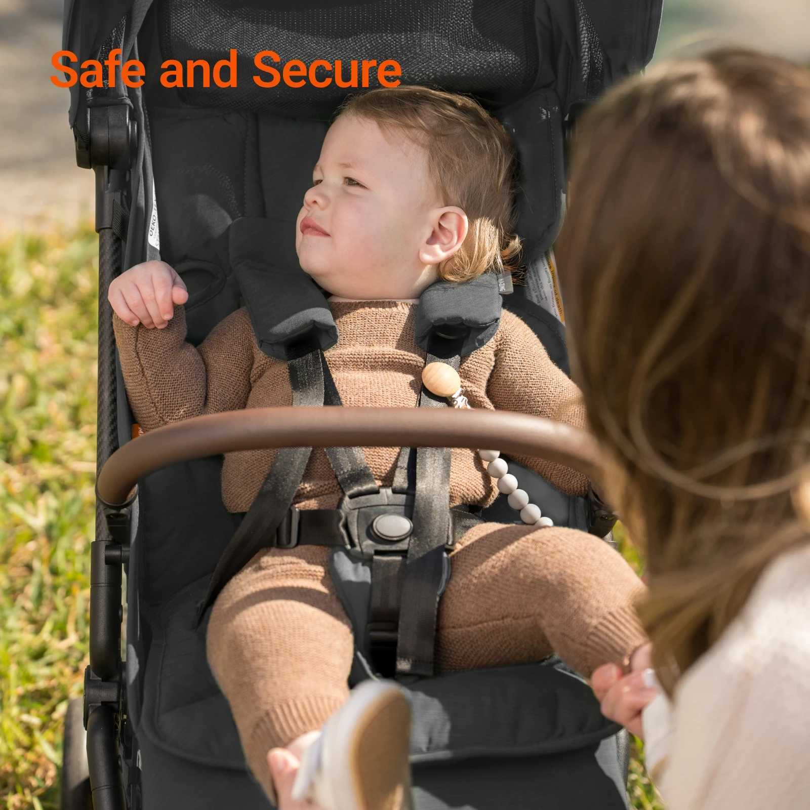 MAMAZING Ultra Air Compact Travel Stroller Carbon Fiber Frame 11.6lbs One-Handed Fold w/Cushion Storage (BLACK) XJ250623