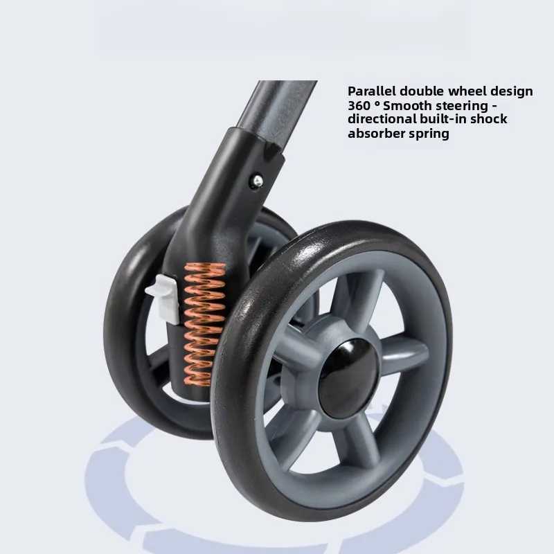 Baby Stroller Suitable for Travel Lightweight Foldable Baby Stroller with Sitting and Lying Function Can Be Taken on AirplanesXJ250623