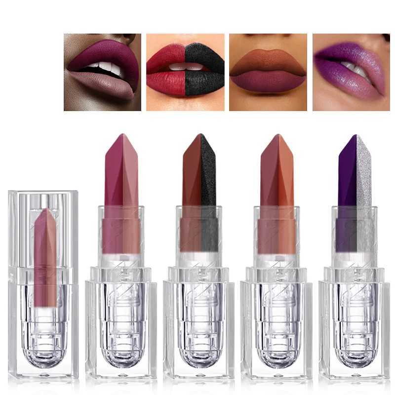 Two-tone lipstick pearl matte lasting waterproof romantic holiday gift XJ250623
