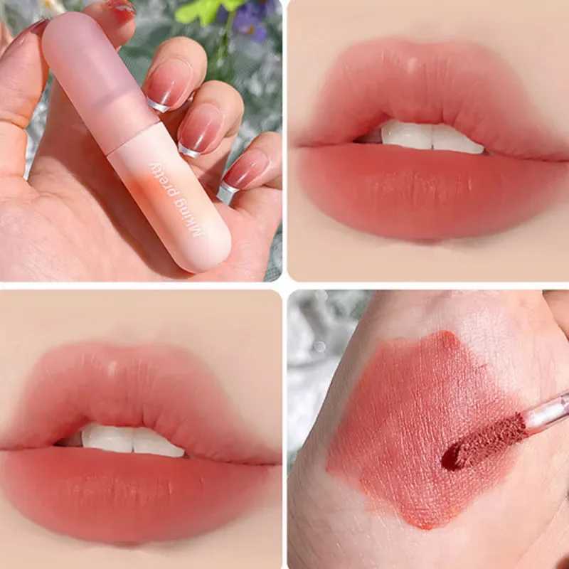 Strawberry Red Sexy Lipstick Velvet Matte Lip Gloss for Women Lasting Non Stick Waterproof Easy To Apply Lip Mud Korean Makeup XJ250623
