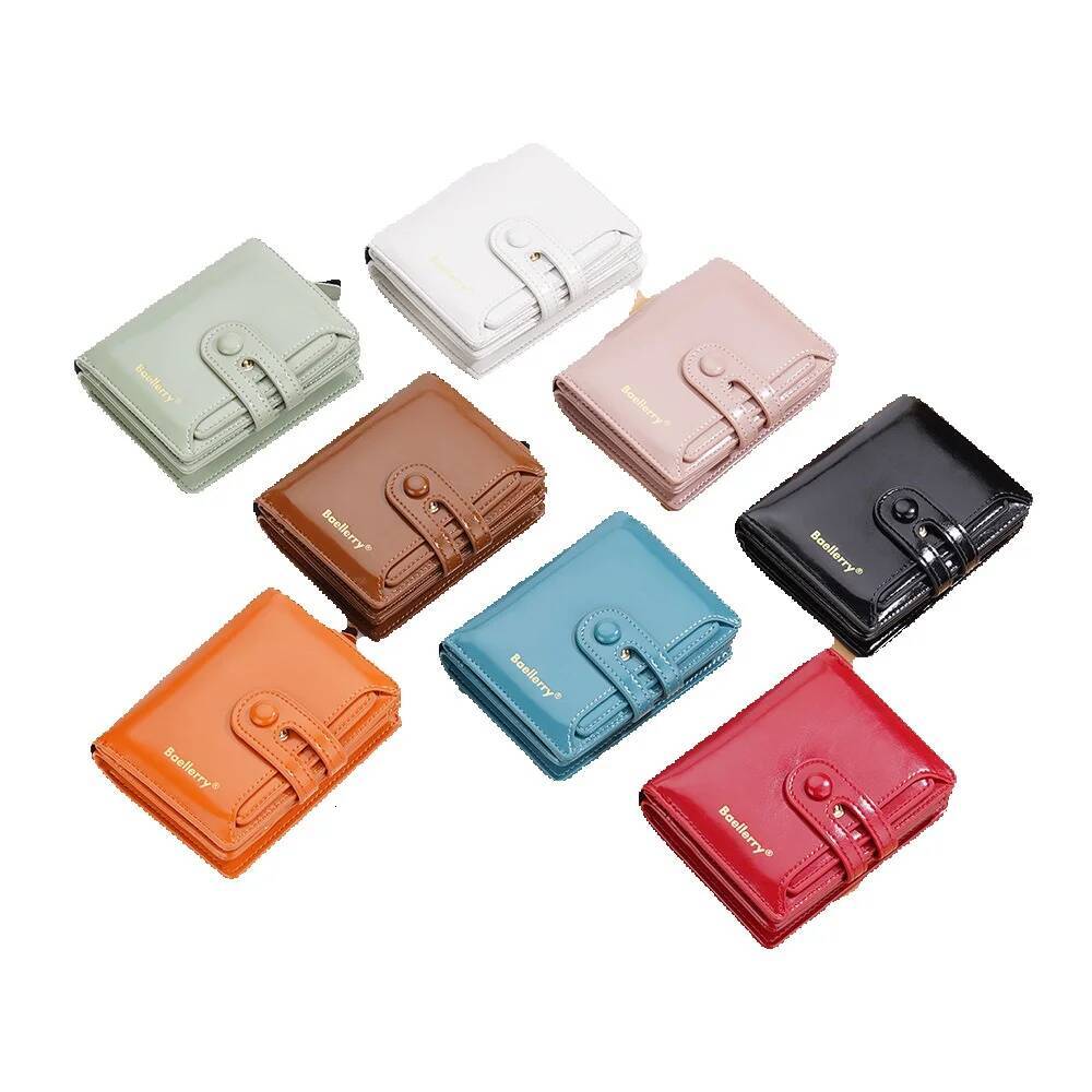 Free Shipping 2025 New Designer Bag New Women's Wallet High-end Card Holder Integrated Short Oil Wax Leather Student Ins Style Ladies Coin Purse 